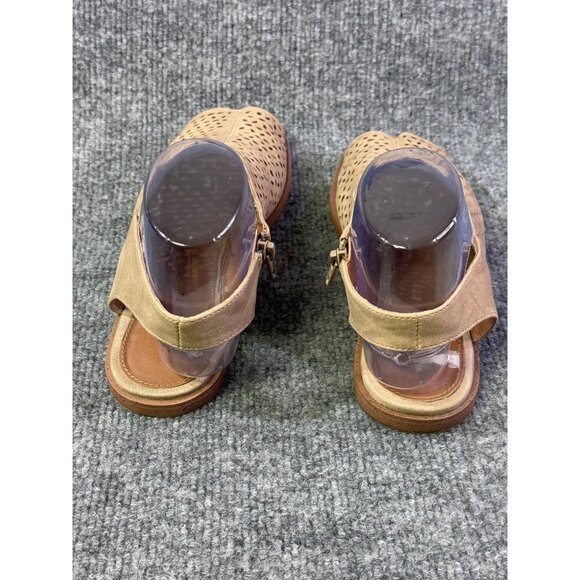 Indigo rd. Womens 7.5M  Irselia2 open toe sandals tan zipper on the side - Picture 16 of 16